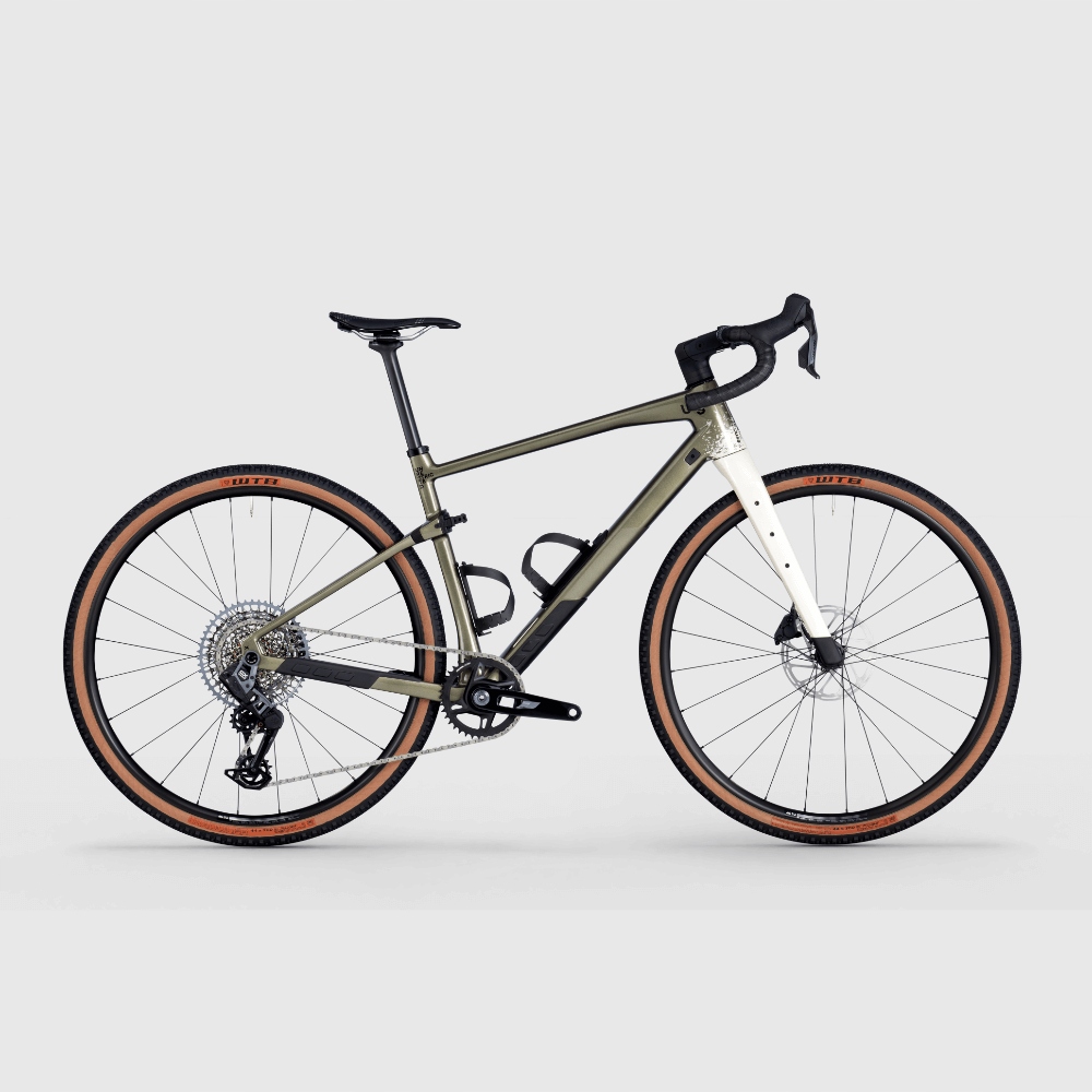 Rower Gravelowy Bmc Urs 01 Two Metallic Green Pearl White XL