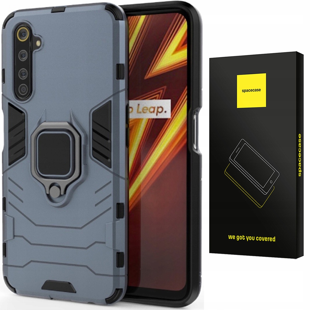 

Etui Do Realme 6 Spacecase X-ring Pancerne
