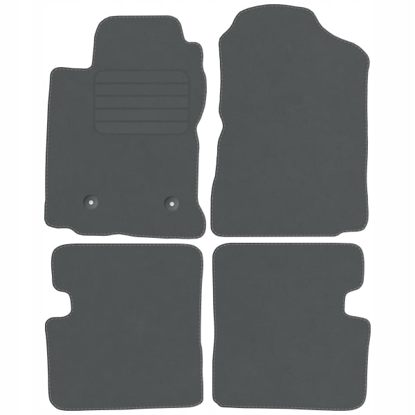 TOYOTA COROLLA E12 Велюрові килимки Comfort сірий
