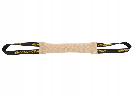 Levně Hračka Pro Psy Přetahovadlo Jutová 2 Úchytky Aport Tréninková 28X4CM Dingo