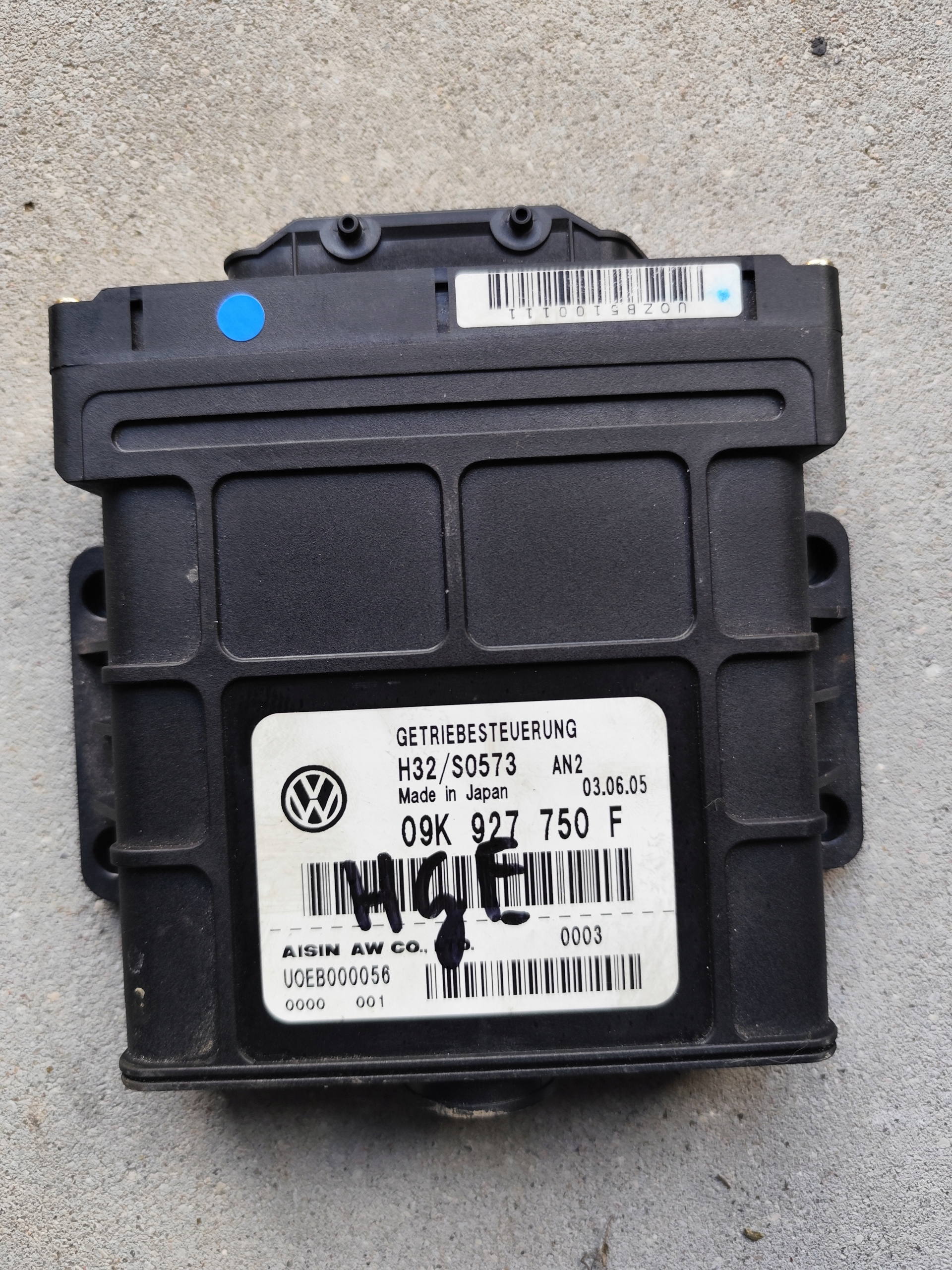 VW T5 Bedienteil Computer Getriebe getriebe automat 09K927750F