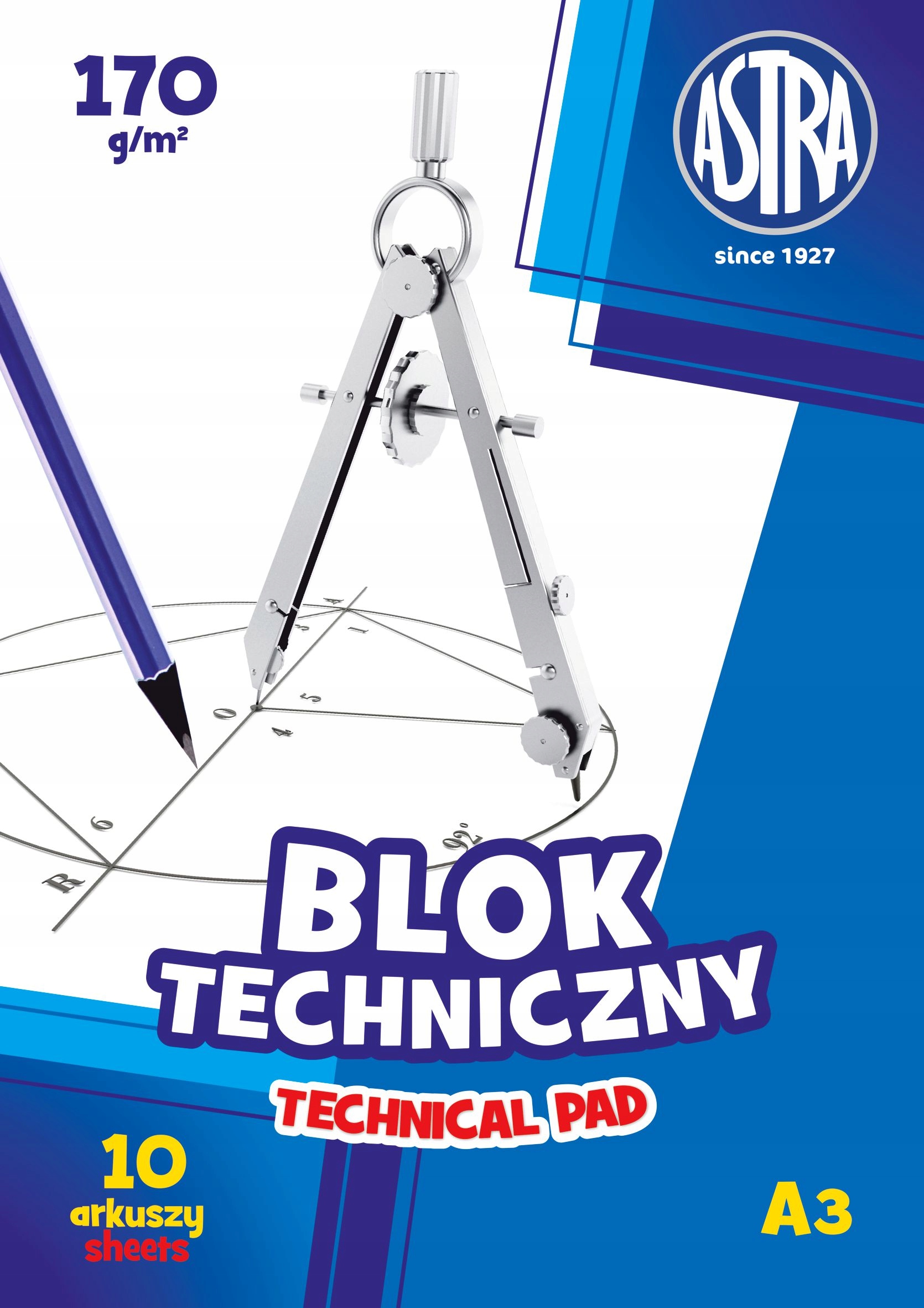 

Blok Techniczny A3 170g Astra Biały Szkolny