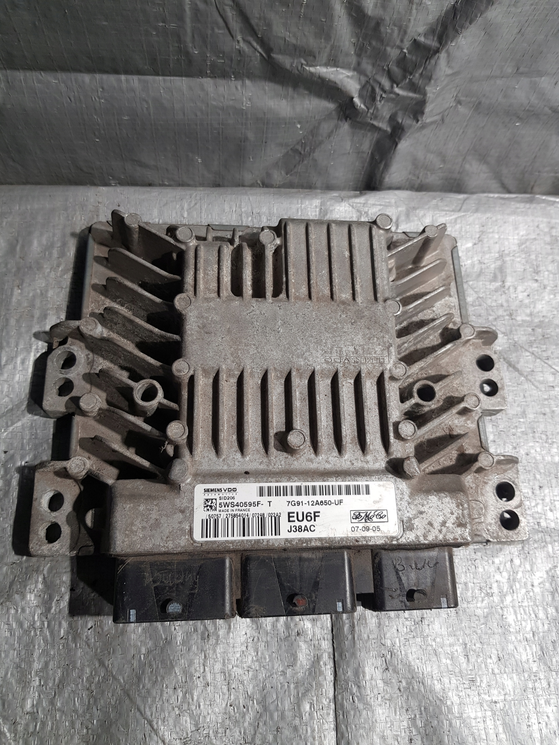 computer ECU Siemens FORD MONDEO MK4 7G9112A650UF 5WS40595FT