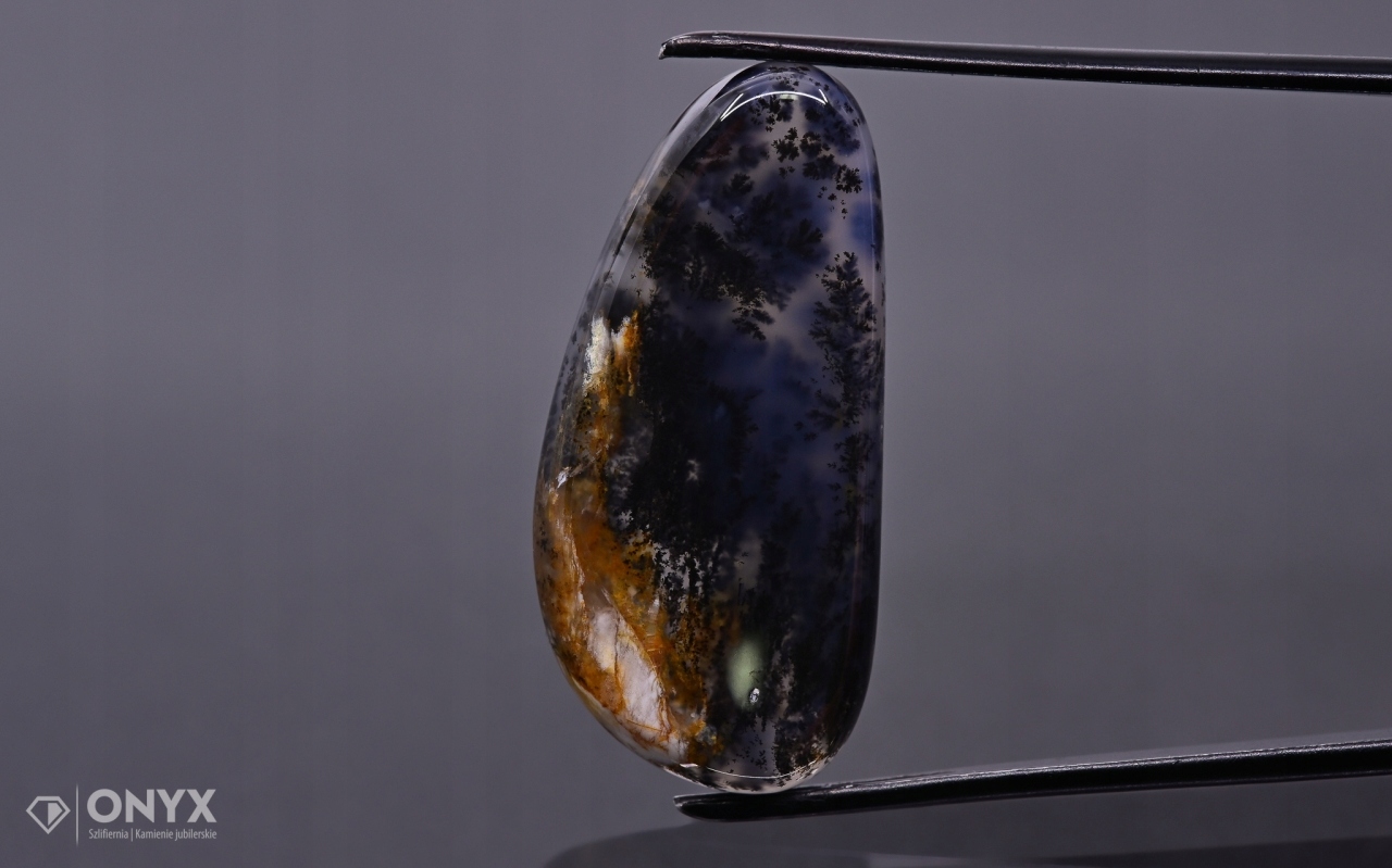 Dendritový achát z Kazachstánu nepravidelná destička