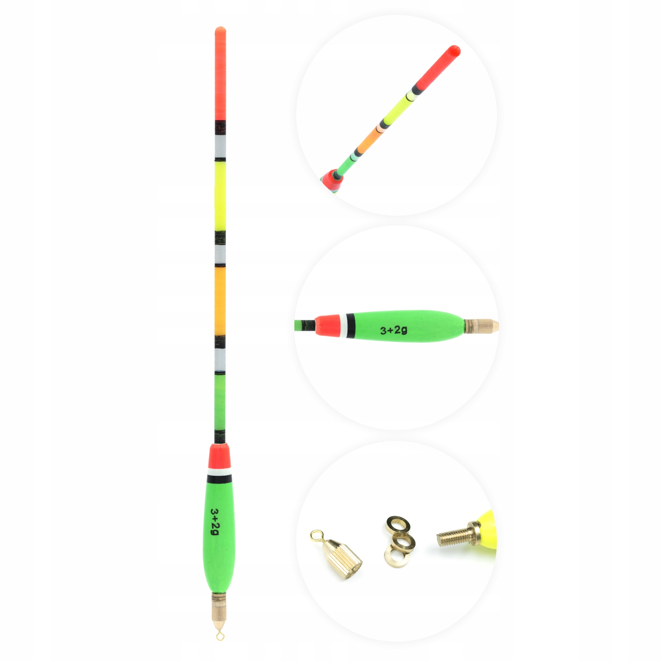 Spławik Przelotowy Balsa 3+2G Zielony"