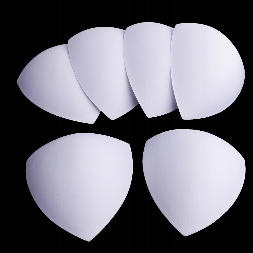 3 Pairs Soft Triangle Bra Pads Inserts for Długość 15 m