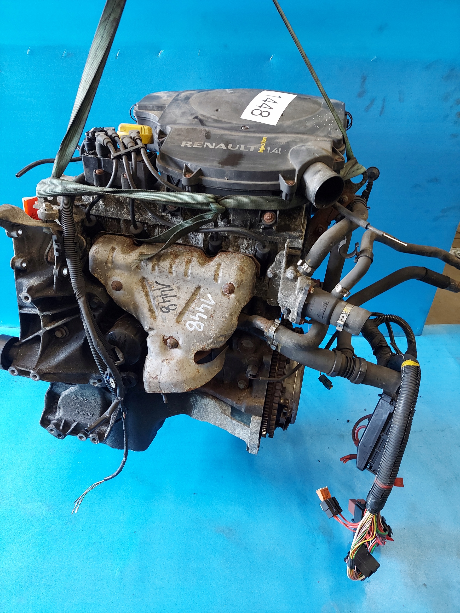 engine DACIA LOGAN 1.4 8V K7JA710 162.768 KM