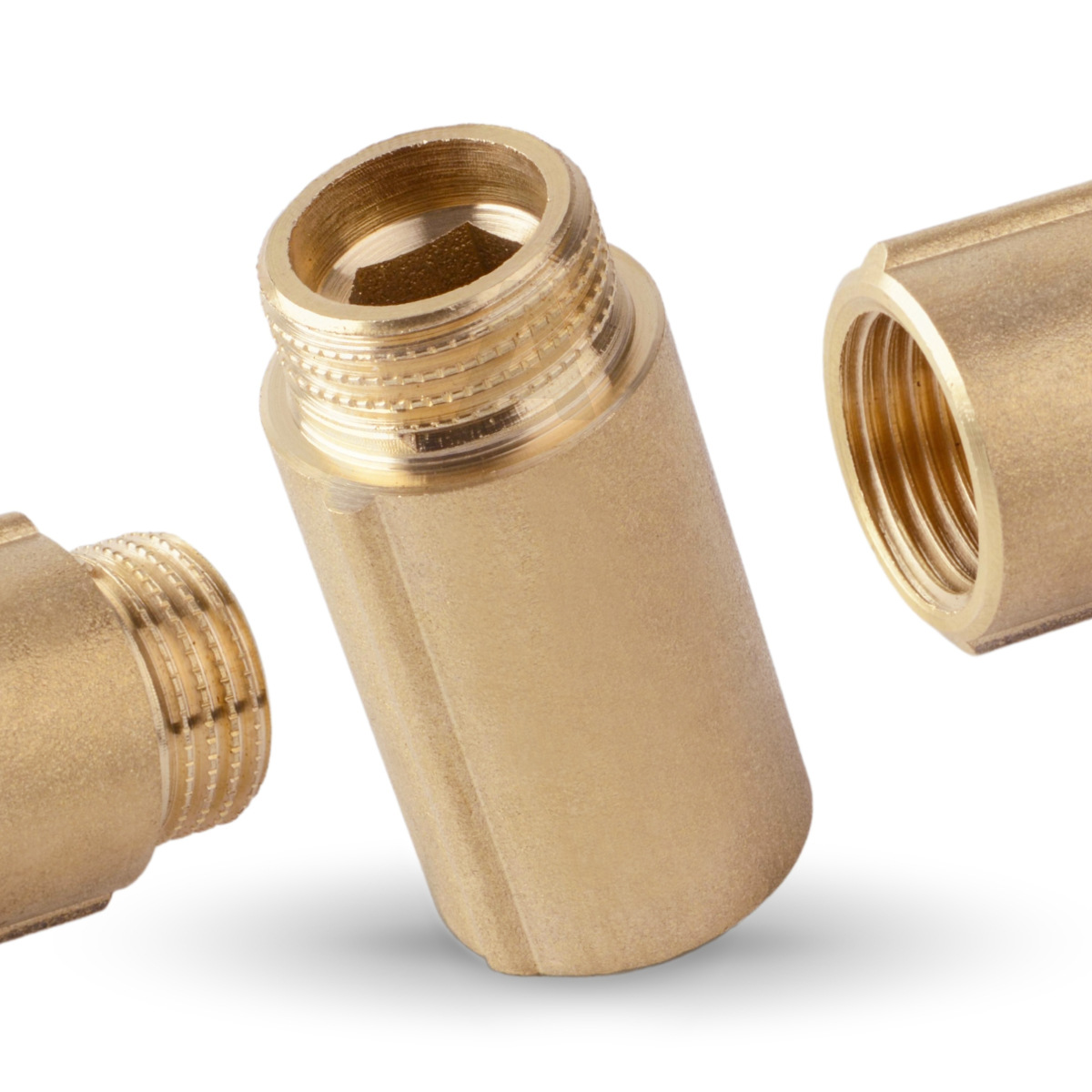 

Przedłużka mosiężna 1/2" 40mm 4cm Mosiądz