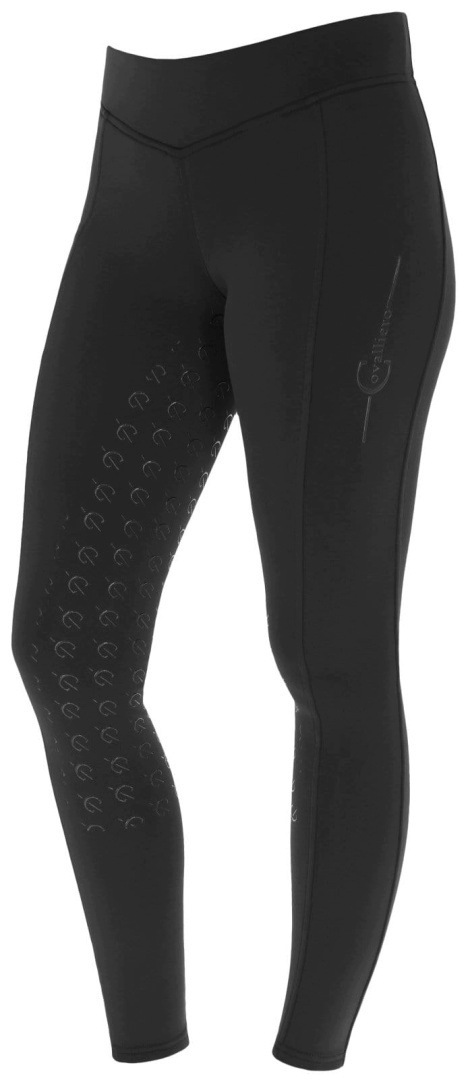 Legginsy jeździeckie Covalliero ClassicStar damskie Czarny 40/42