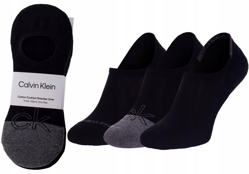 

Calvin Klein Skarpety Skarpetki Stopki 3P R: 40-46