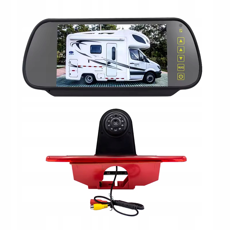 Couvací kamera Scudo Jumpy Expert Proace 7'' monitor v zrcátku