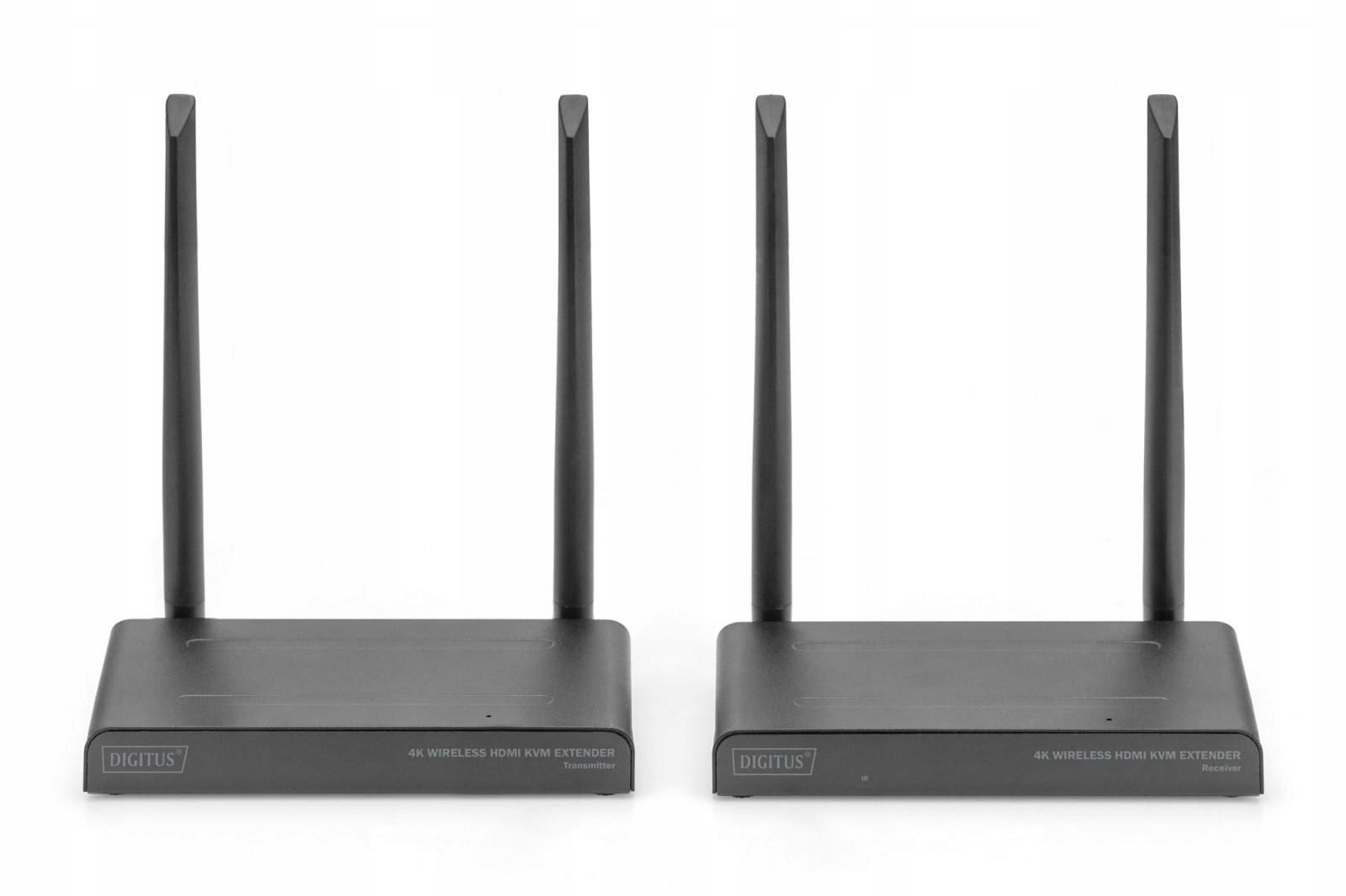 Przedłużacz/Extender Kvm Hdmi+usb bezprzewodowy 150m Uhd 4K60Hz zestaw