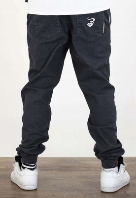 Spodnie Grube Lolo Dymek Back Haft grey