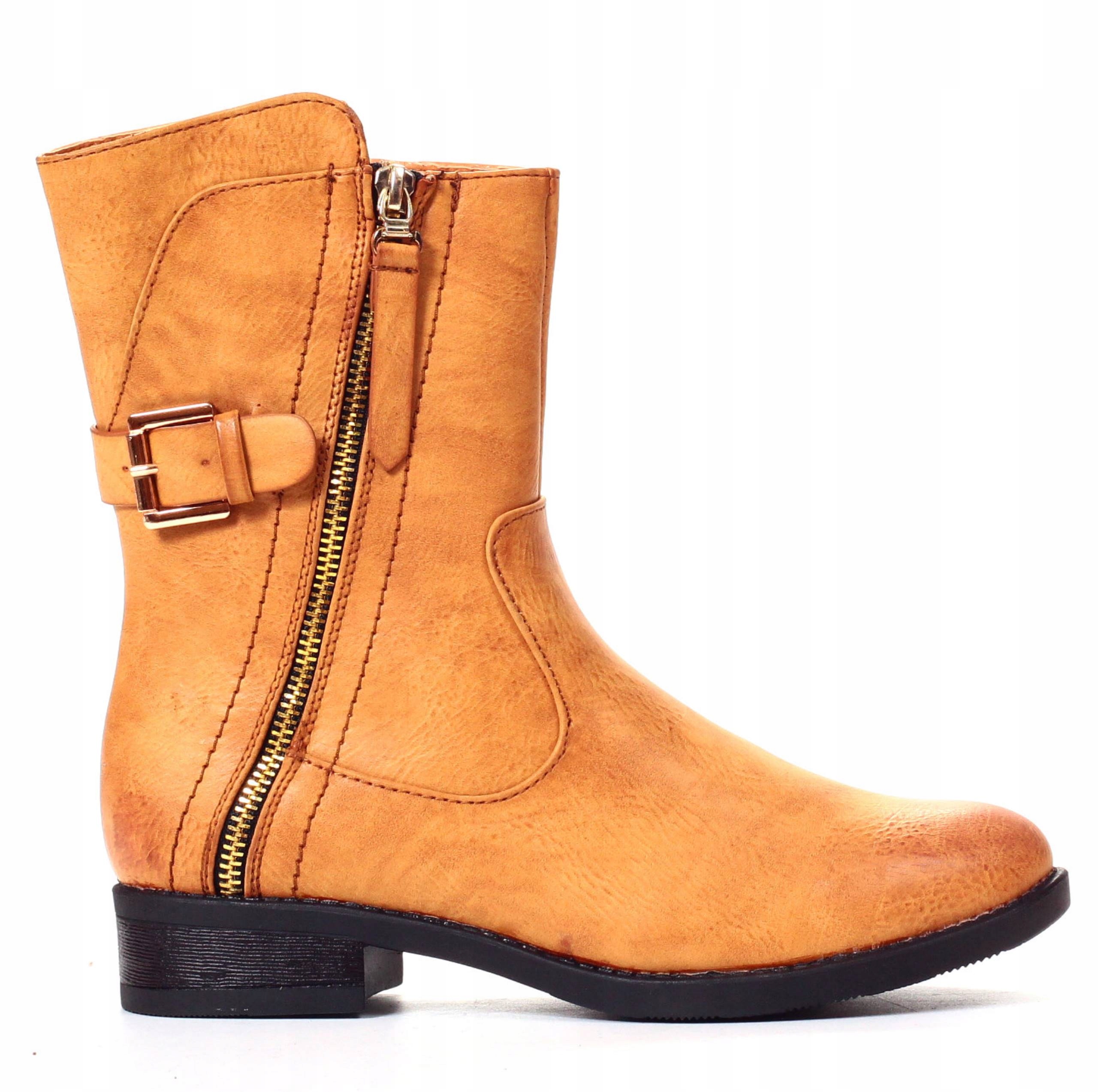 BOTKI DAMSKIE BUTY OCIEPLANE SUWAK ZIMOWE Marka inna