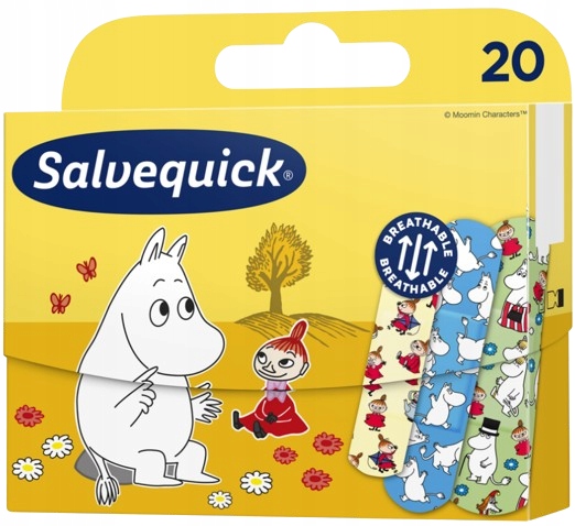 SALVEQUICK MUMINKI plastry dla dzieci 20 plastrów Kod producenta 516524