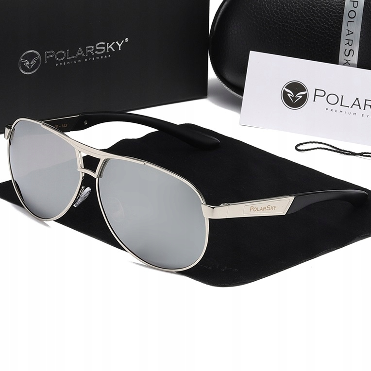 Brýle S Polarizací UV400 Aviator Polarsky