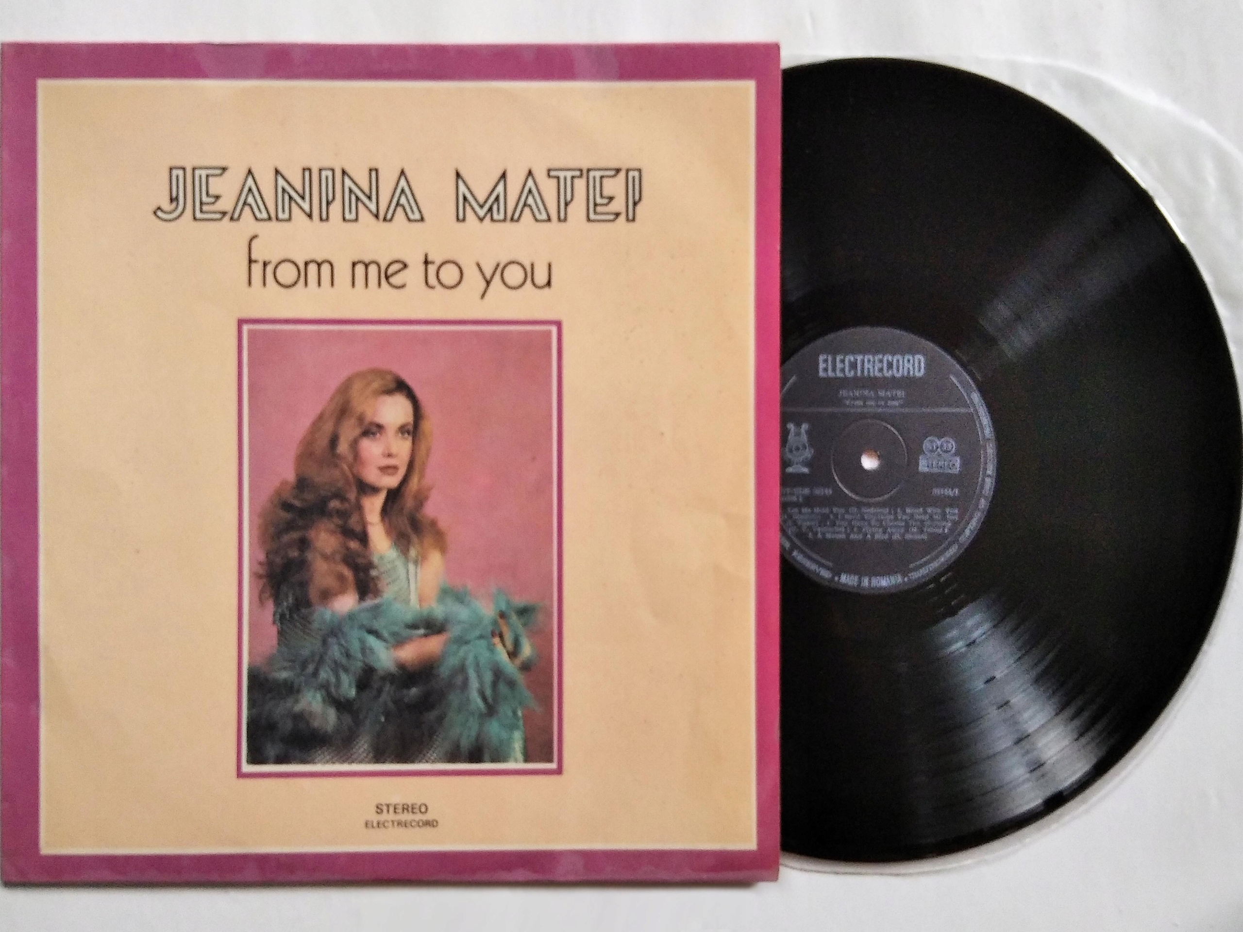 Lp: Jeanina Matei – From Me To You 1983 The ''3T'' Group Ex