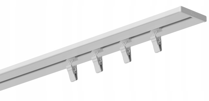 KARNISZ POJEDYNCZY SZYNA SUFITOWA ALUMINIOWA SMALL 120 CM KARNISZE