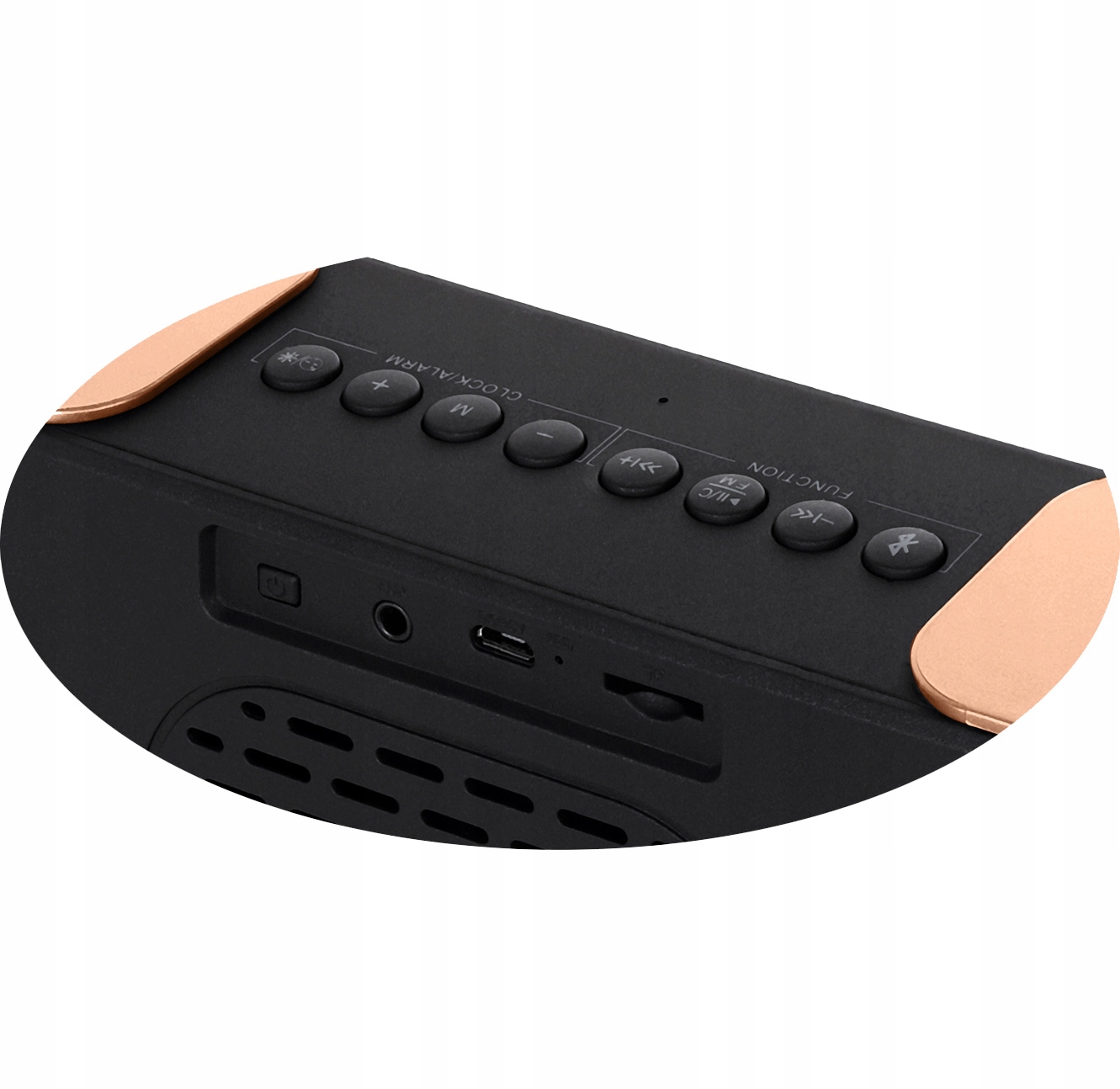 Radiobudzik AD 1190 Copper Bluetooth 5.0 FM USB SD AUX