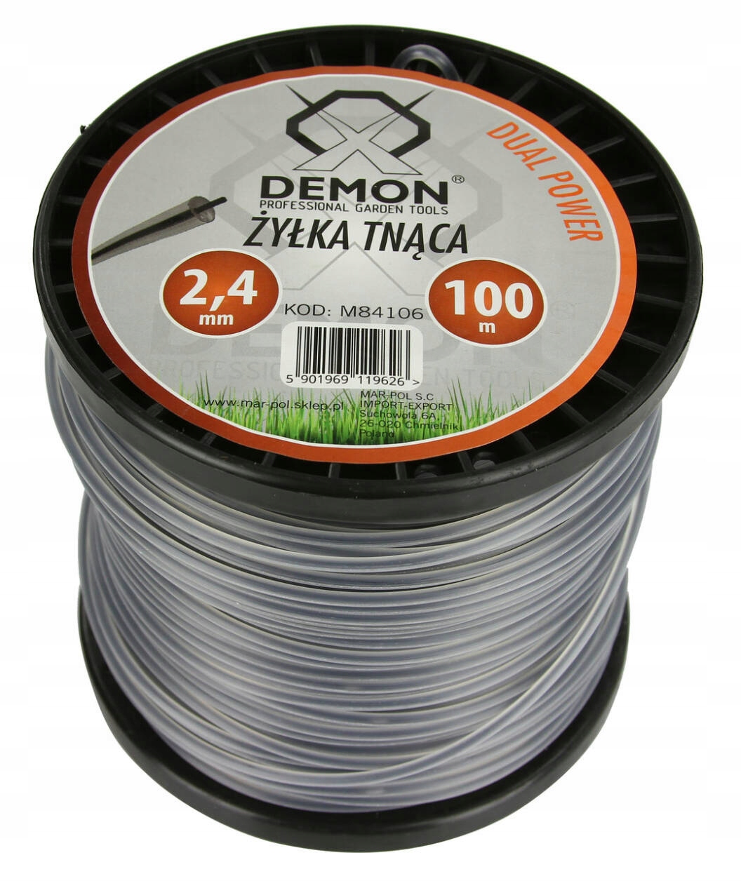 

Żyłka Tnąca Do Kosy 2.4mm*100M Okrągła Zbrojona