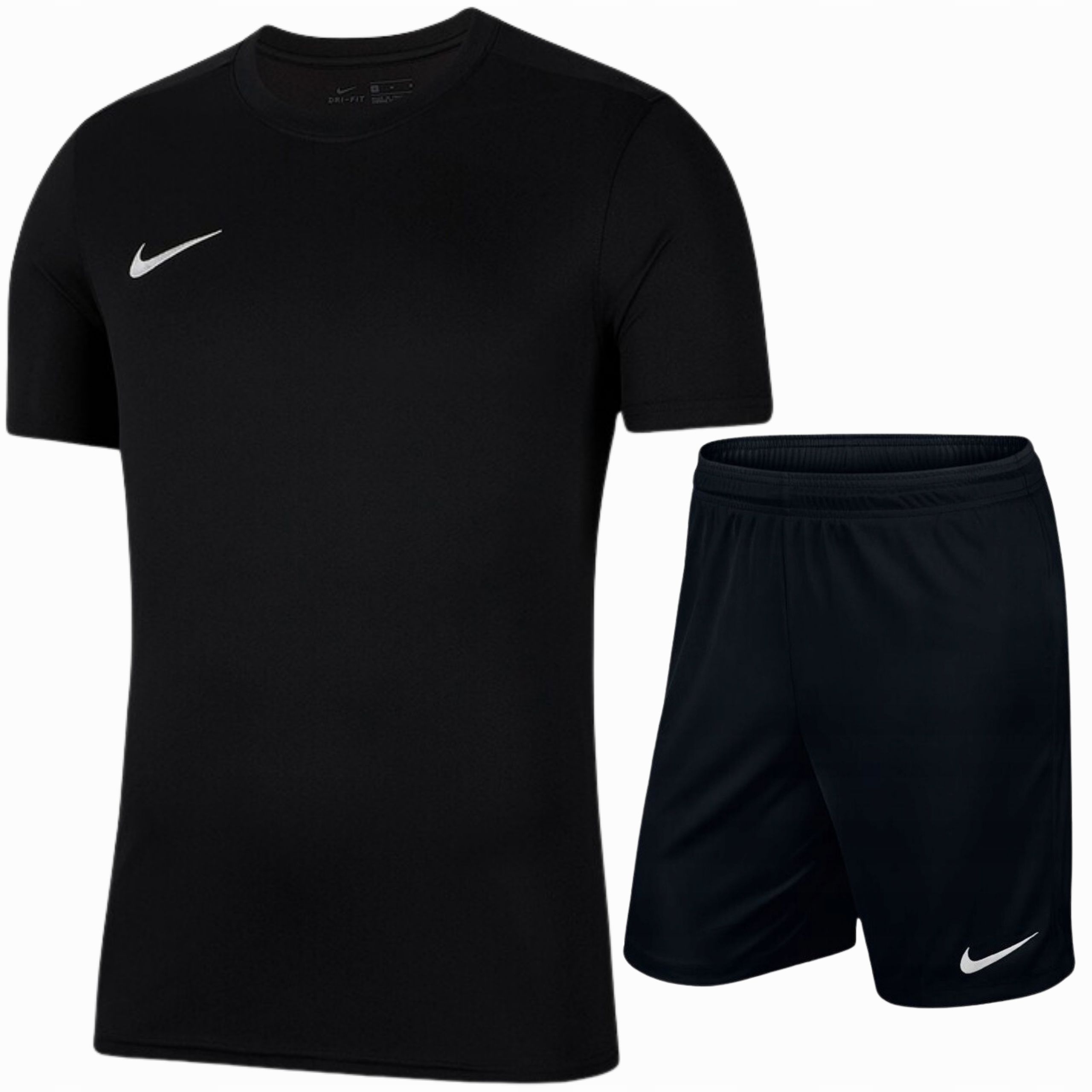 Zestaw Nike Czarna Koszulka T-shirt Spodenki Czarne Dri-fit r.L
