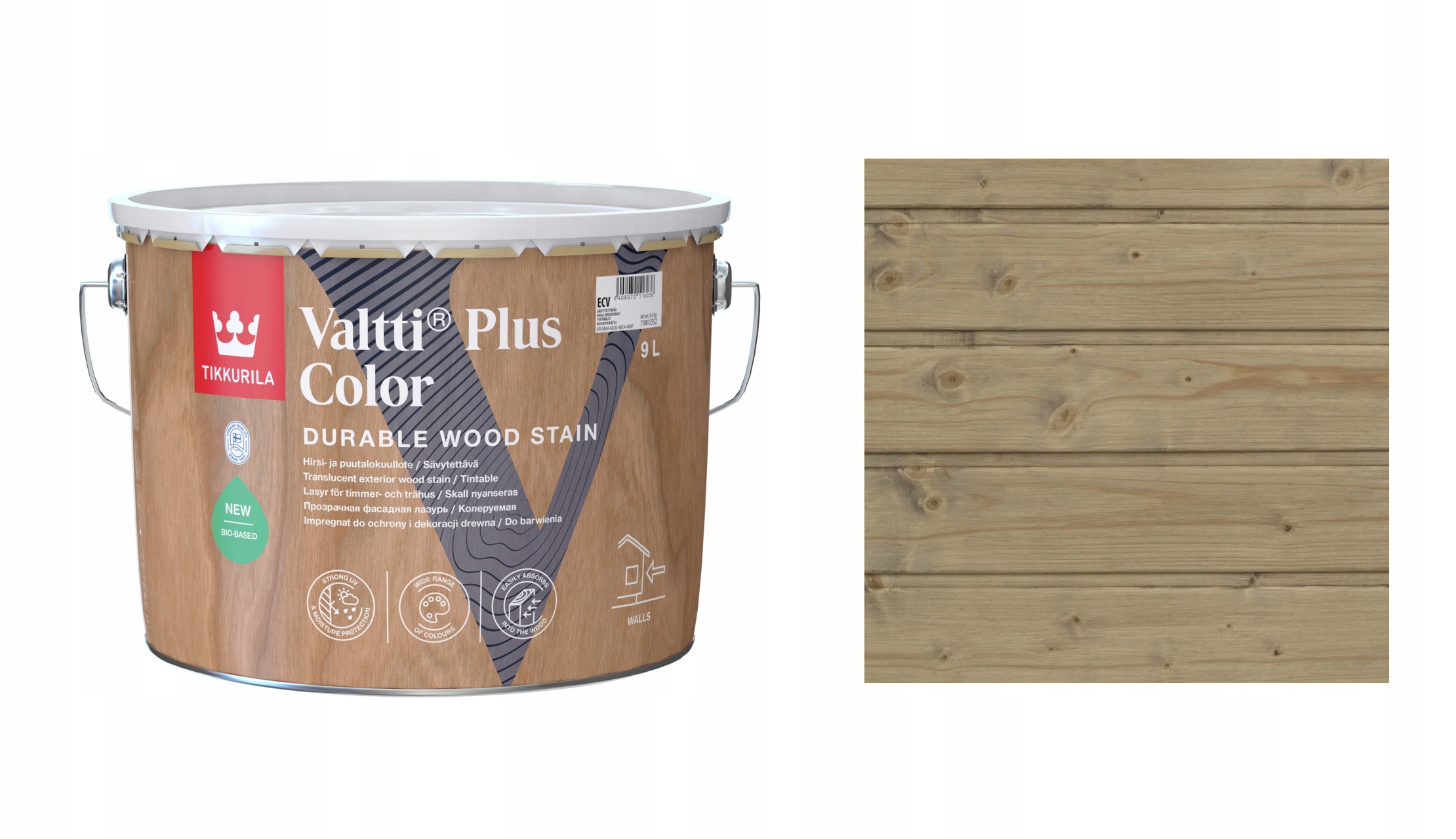 Tikkurila Valtti Plus Color 9L 215A Bushel Impregnat Szybkoschnący