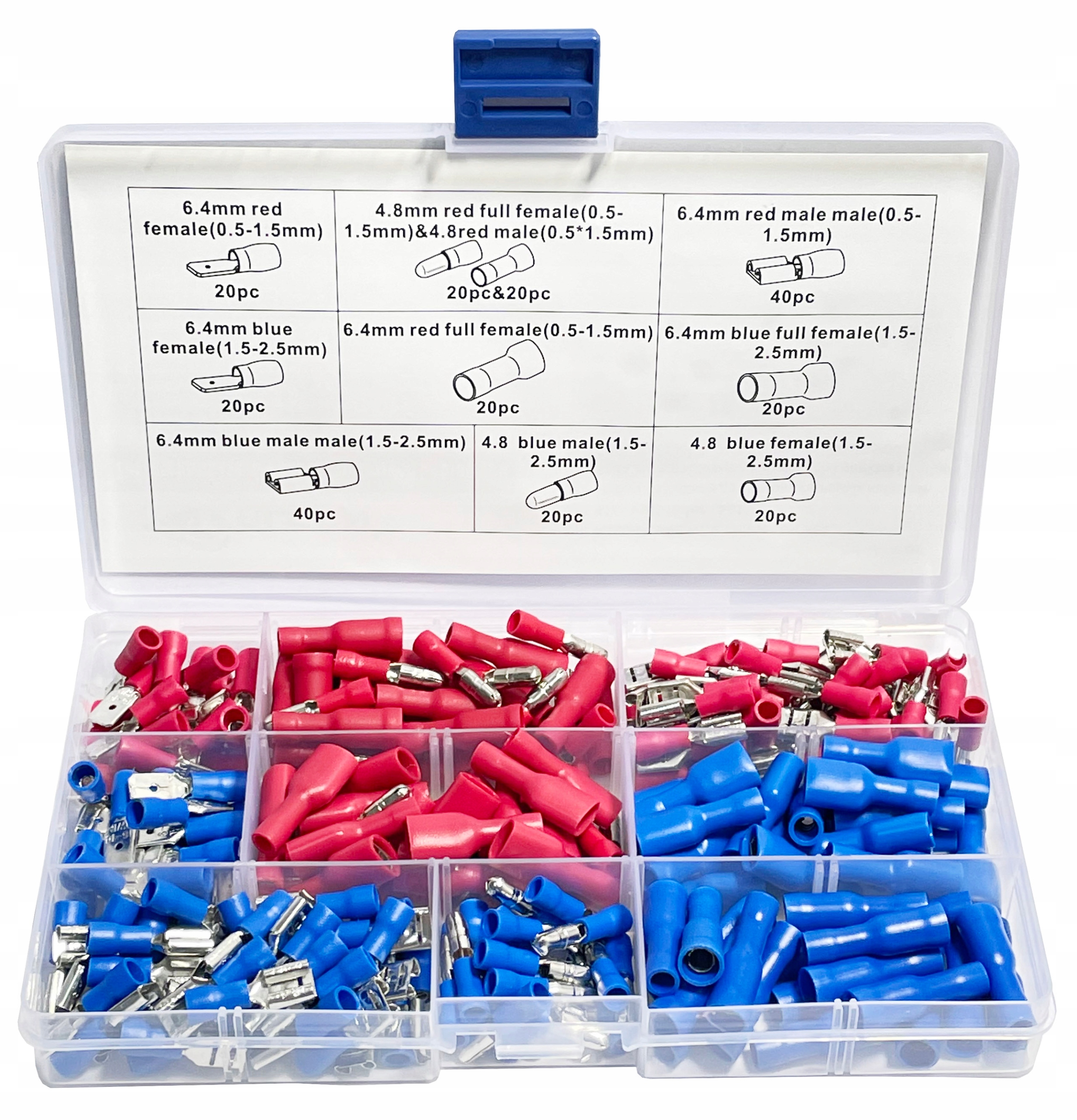 

Konektory Zestaw Konektorów Samochodowych 240 Szt