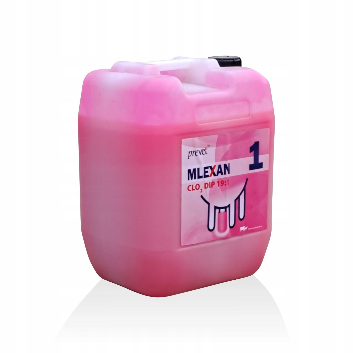 Płyn do dezynfekcji wymion Mlexan + aktywator