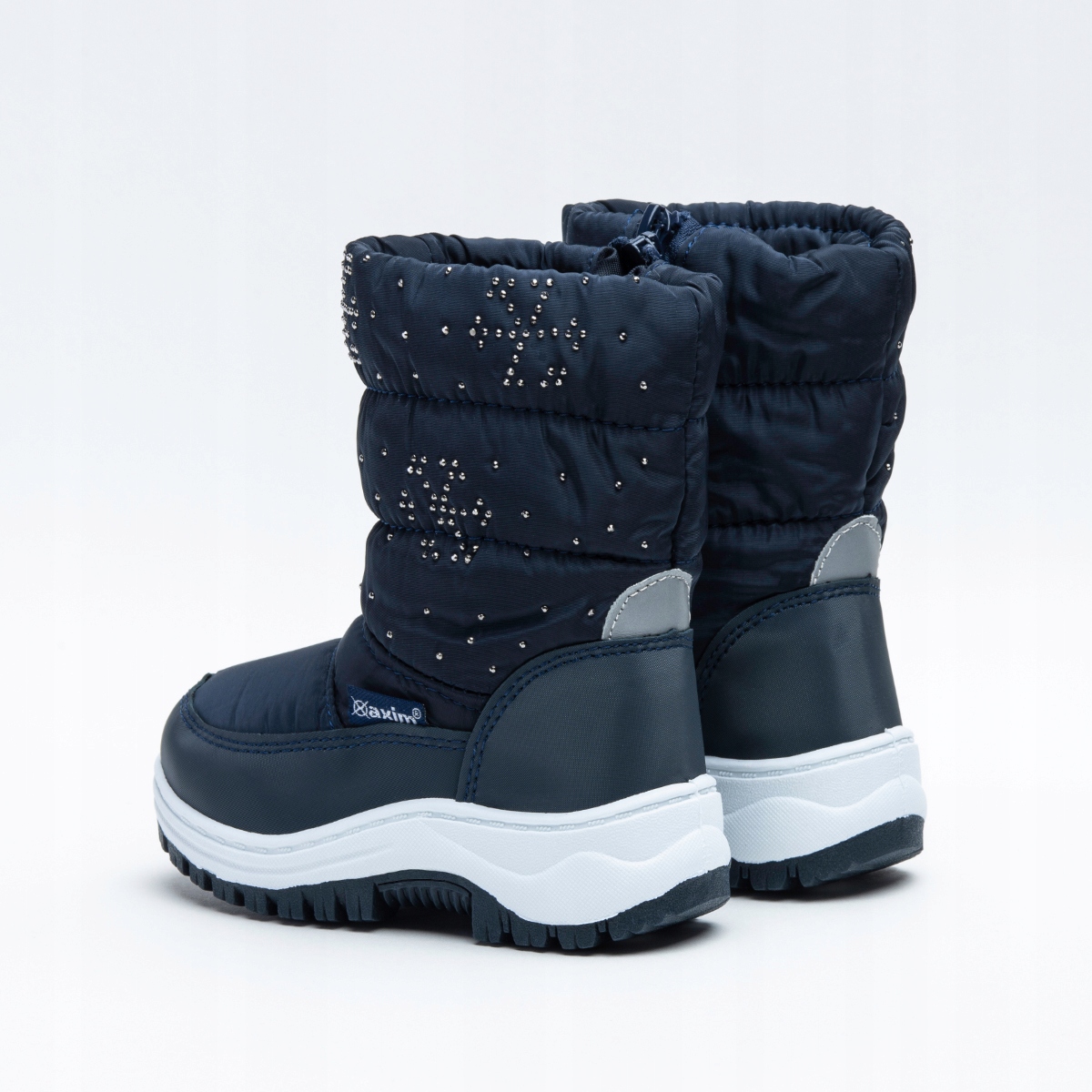 Śniegowce dziecięce OCIEPLANE lekkie SUWAK miękkie odblask kożuszek Axim Kod producenta 21600