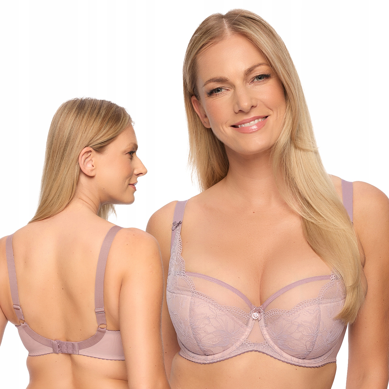 Gaia 1290 Armina vřesová 85B Polovyztužená podprsenka