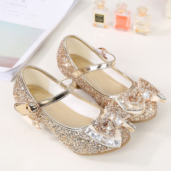 BUTY KSIĘŻNICZKI CZÓŁENKA ZŁOTE DO STROJÓW SUKIENEK BALOWYCH 28 Marka MixParty