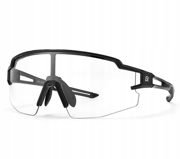 Okulary rowerowe fotochromowe do biegania męskie z wkładką na korekcyjne