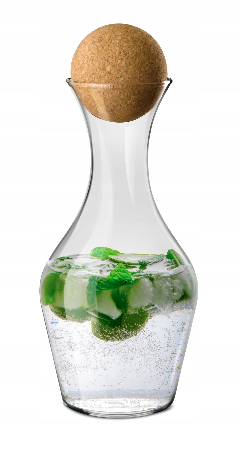 

Flagon Karafka Z Korkiem 1L Szkło Żaroodporne