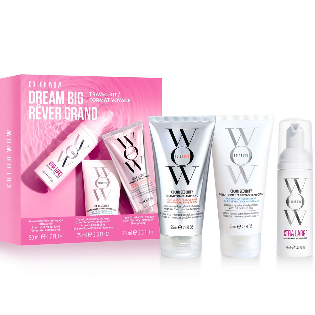 Color Wow Dream Big Discovery Set zestaw zwiększający objętość do włosów