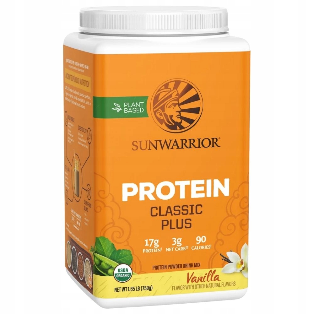 Sunwarrior Warrior Blend Rostlinný protein Bcaa Mct Vegan Keto 750 g