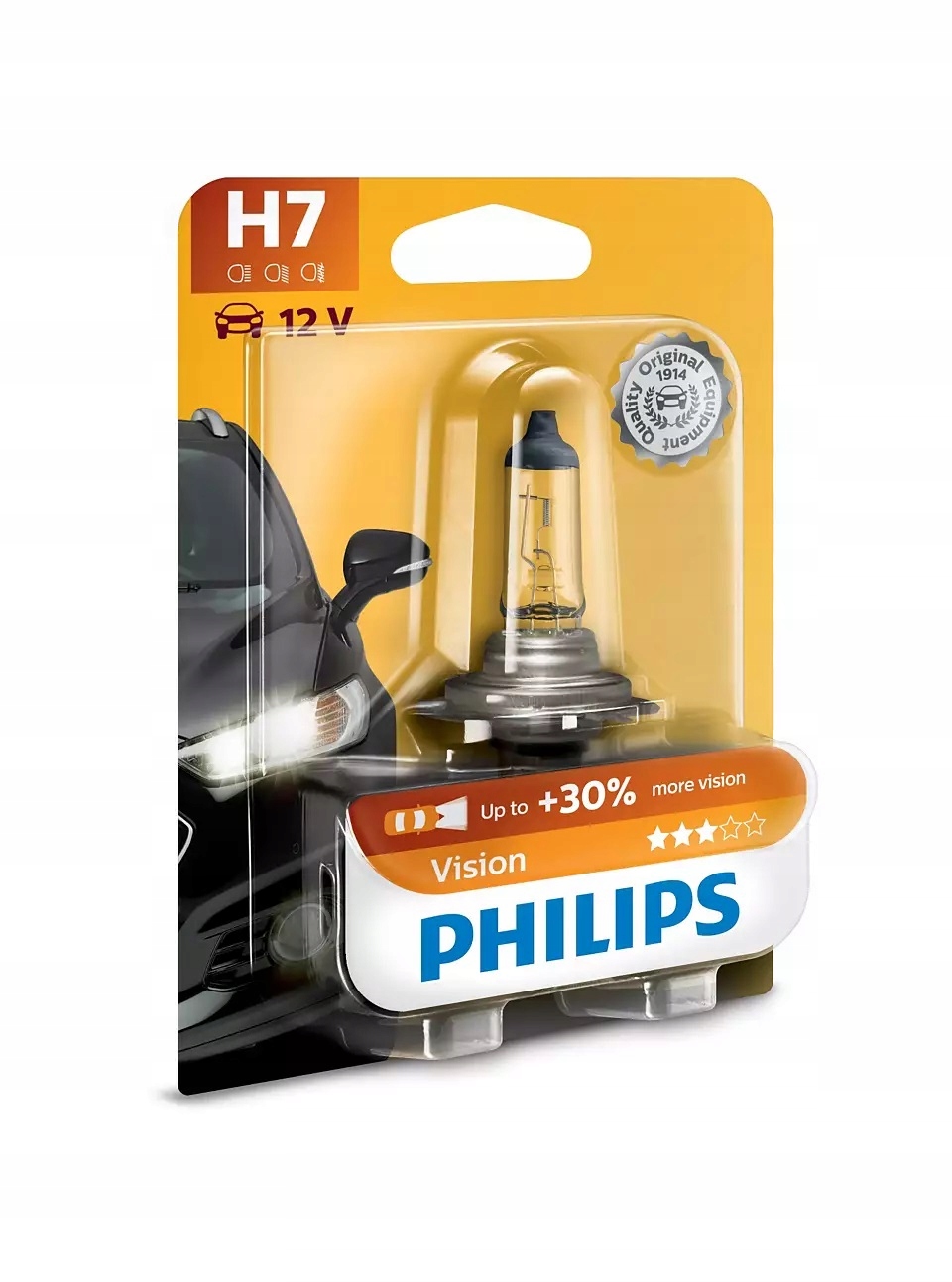 

Philips H7 Vision 12V 55W +30% Więcej Światła 1szt