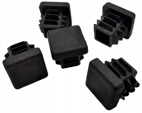 Zaślepka daszek słupek profil 15x15 100SZT CZARNE