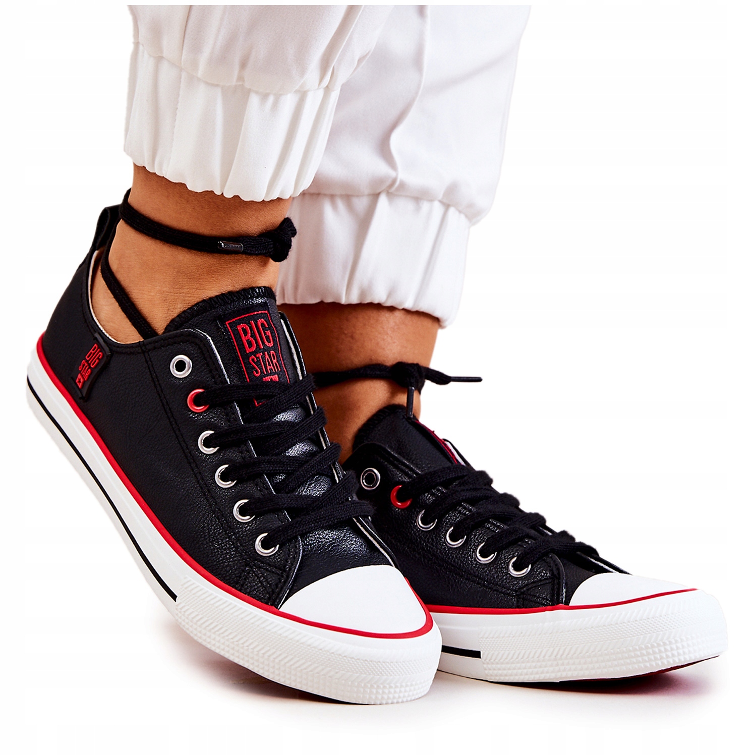 

Skórzane Trampki Big Star JJ274129 Czarne 40