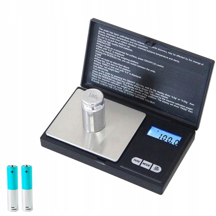 WAGA JUBILERSKA PRECYZYJNA ELEKTRONICZNA 0,01- 200g WAGI LCD Marka inny