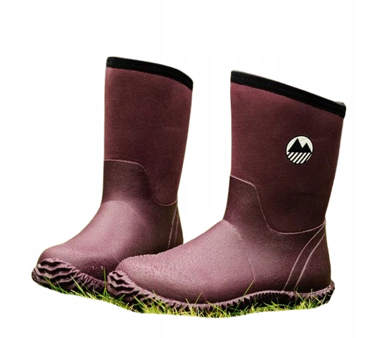 Lakeland Vínové Voděodolné Holínky S Logem Nad Kotník 36 J8B