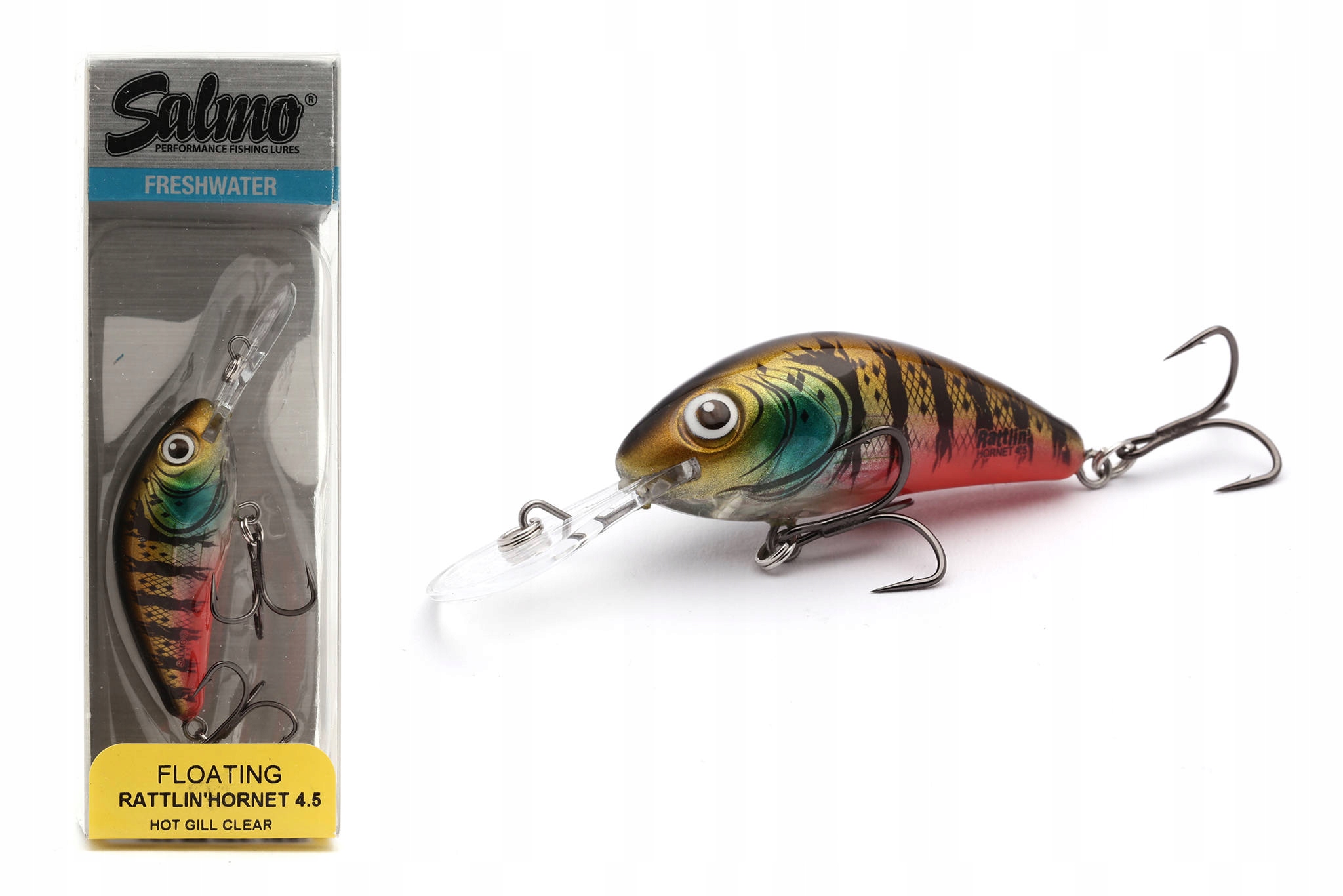 Wobler Salmo Rattlin Hornet F 5,5cm QRH542