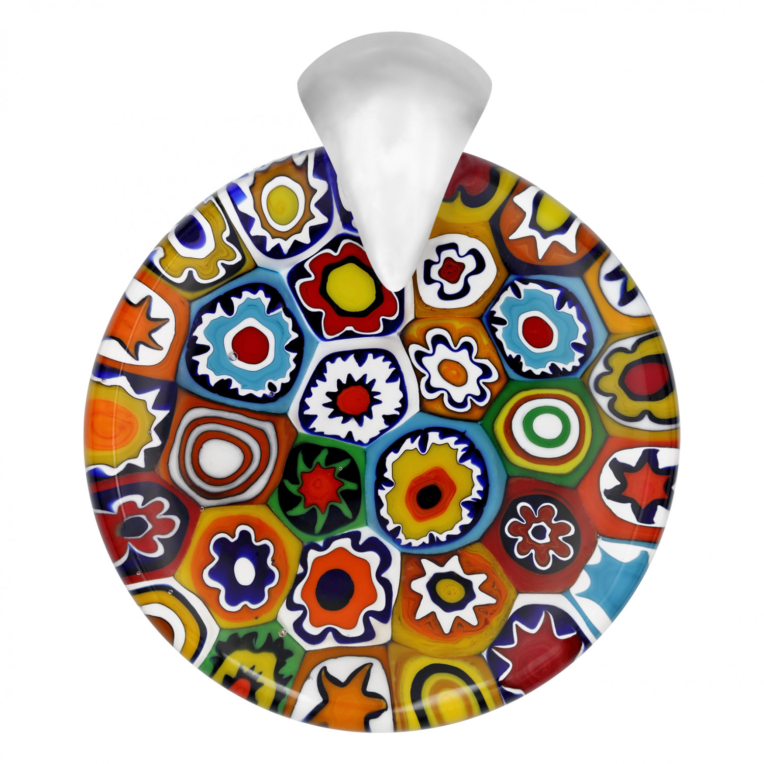 Dámský přívěsek Harf sklo murano kolečko