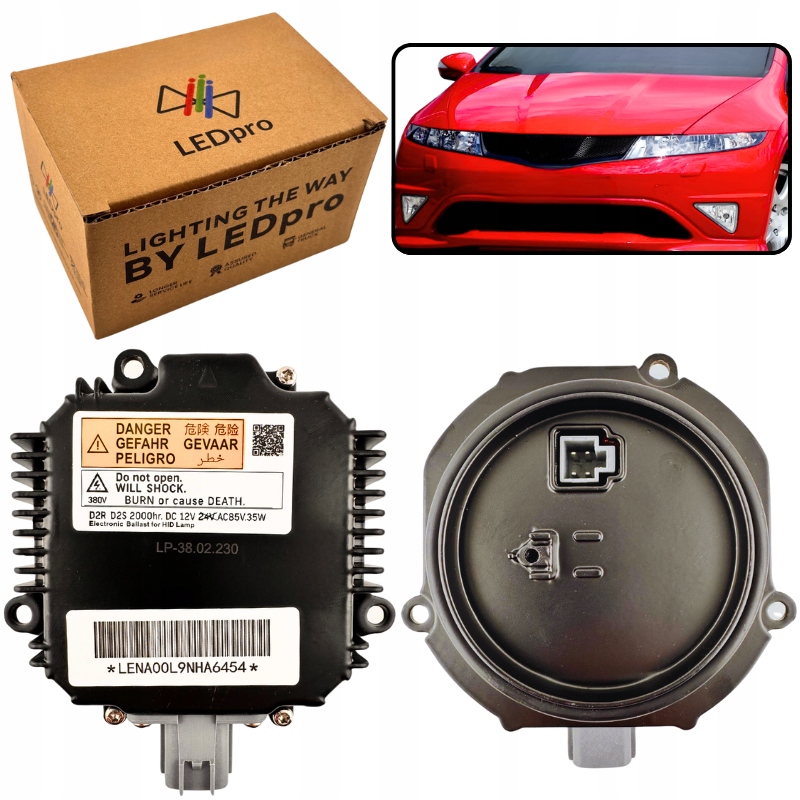 Měnič Napětí xenonové lampy Honda Infiniti Mazda Nissan Renault LENA00L9NHA6454