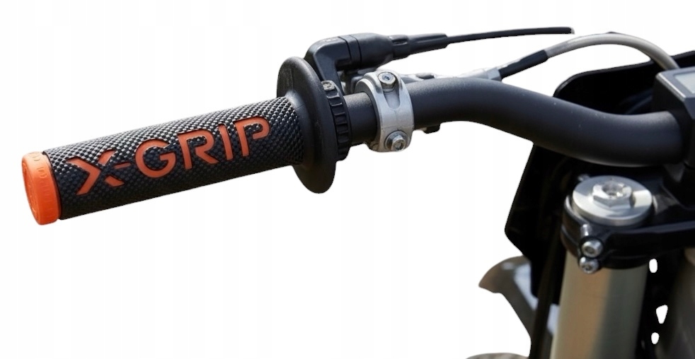 X-grip Manžety (gripy) Braaaap Lock-on-grip S Adaptérmi Oranžový