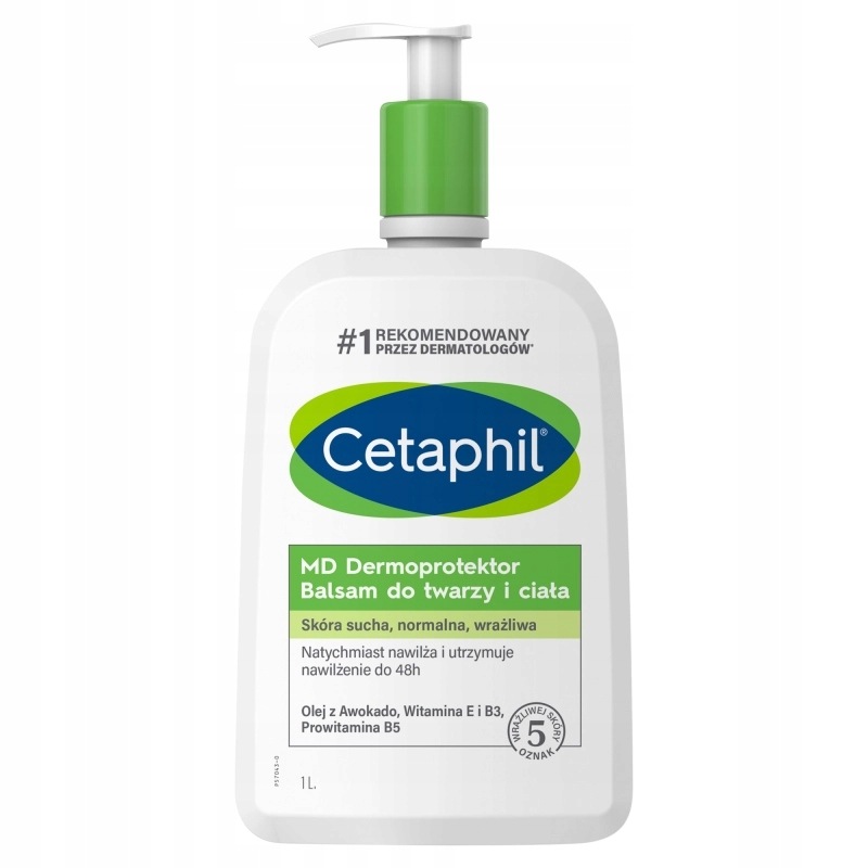 Cetaphil MD Dermoprotektor Balsam do twarzy i ciała z pompką, 1000 ml