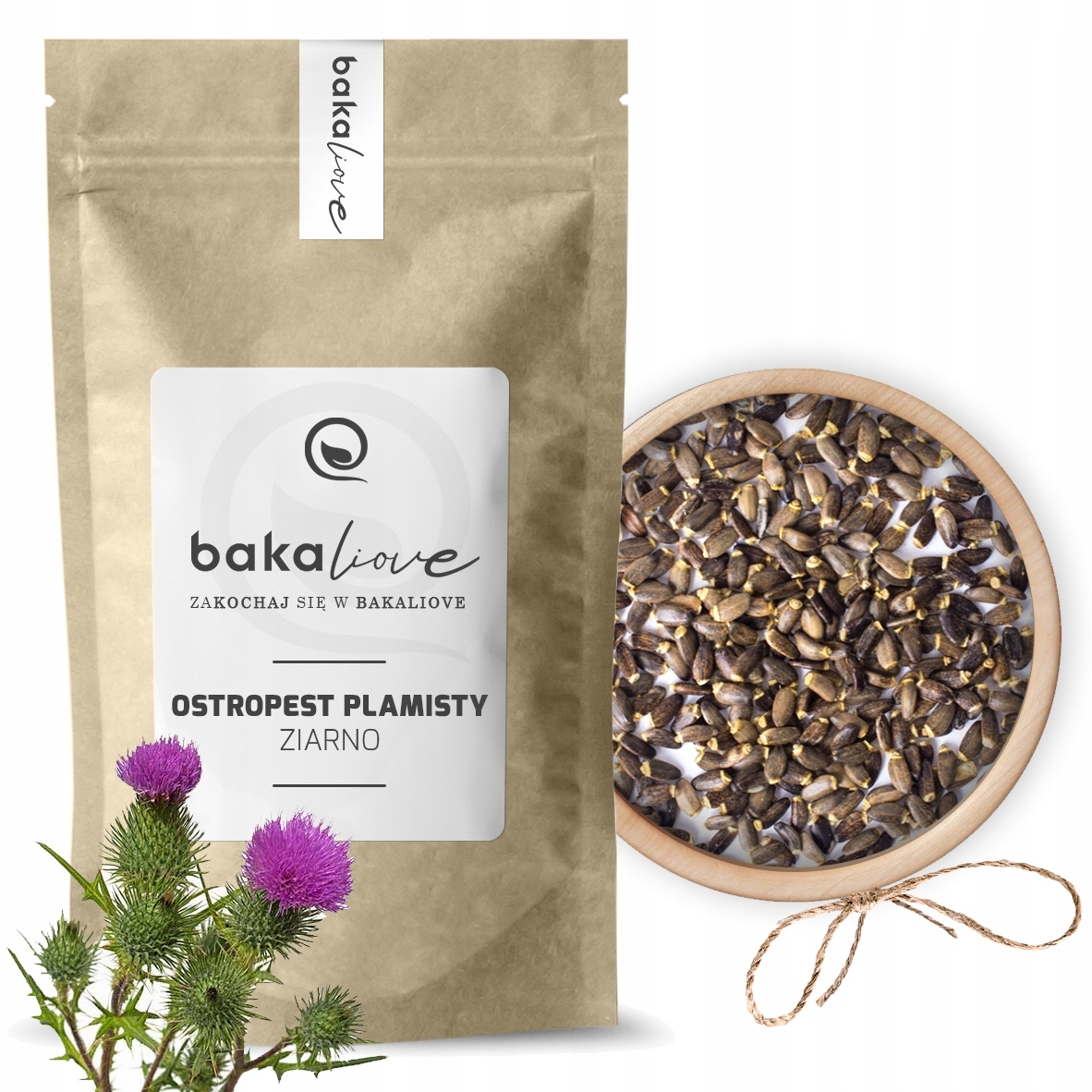 

Ostropest plamisty ziarno świeży naturalny 1kg