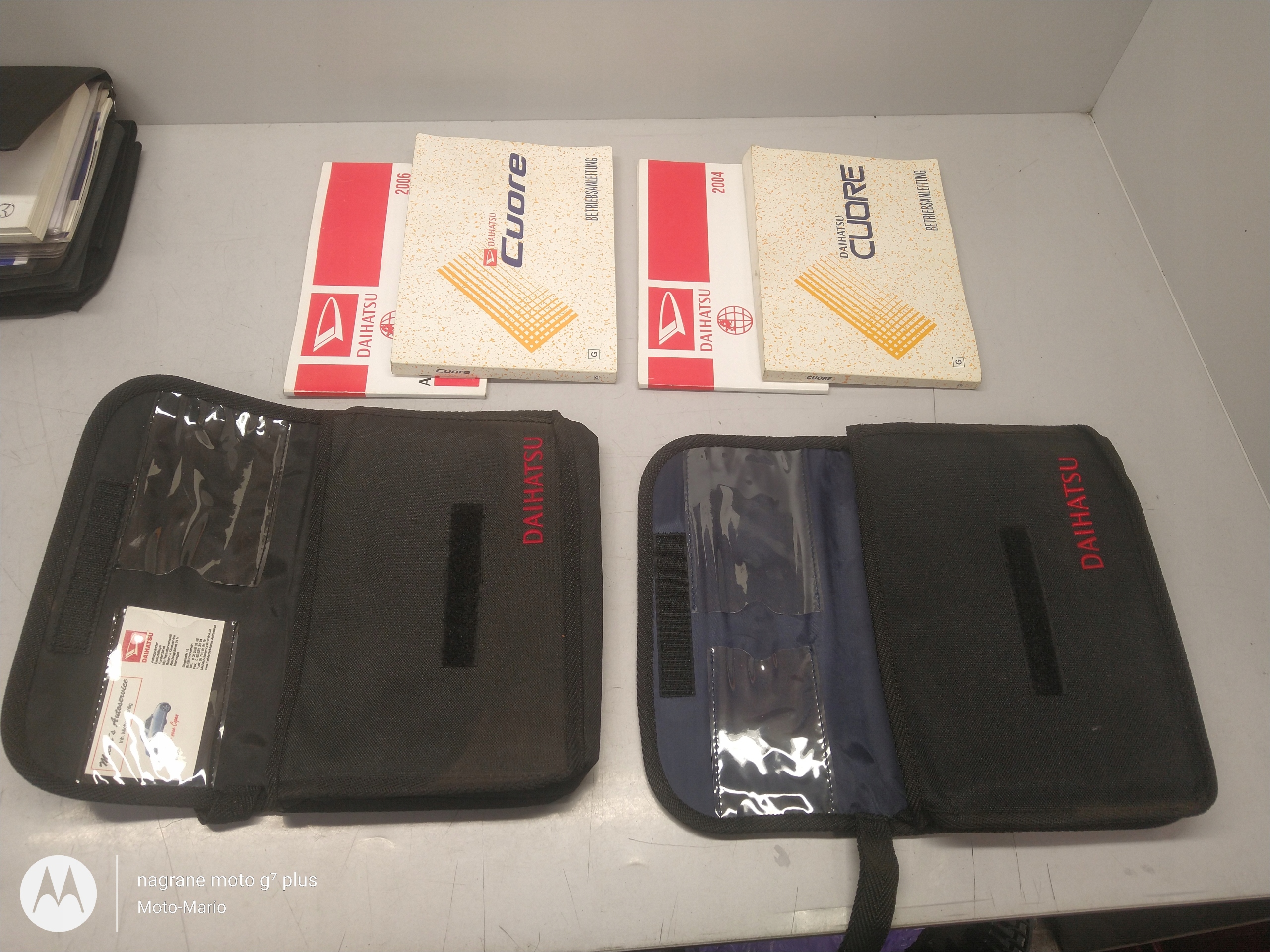 ETUI NA DOKUMENTY INSTRUKCJE DAIHATSU CUORE 6 -07