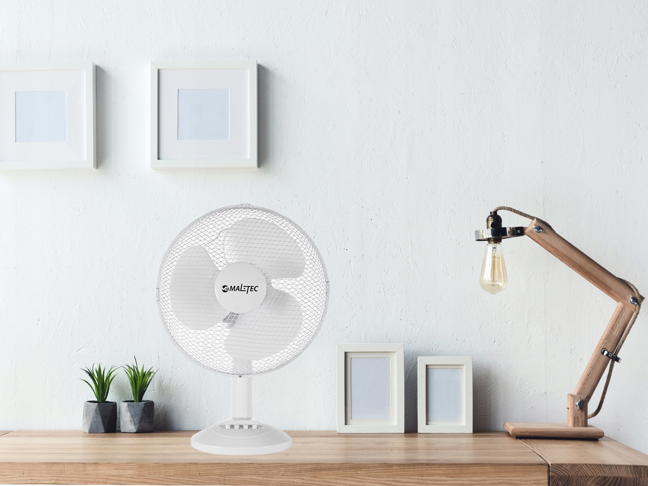 WENTYLATOR Biurkowy WIATRAK Stołowy CICHY MOCNY Liczba trybów prędkości 3