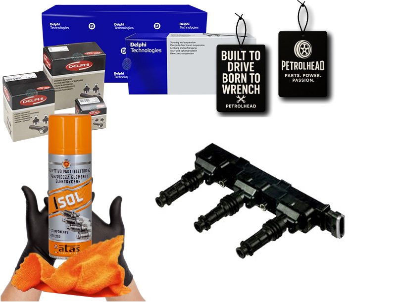 Zapalovací Cívka Opel Corsa 1,0 Delphi #Petrolhead Pro+ Kit4
