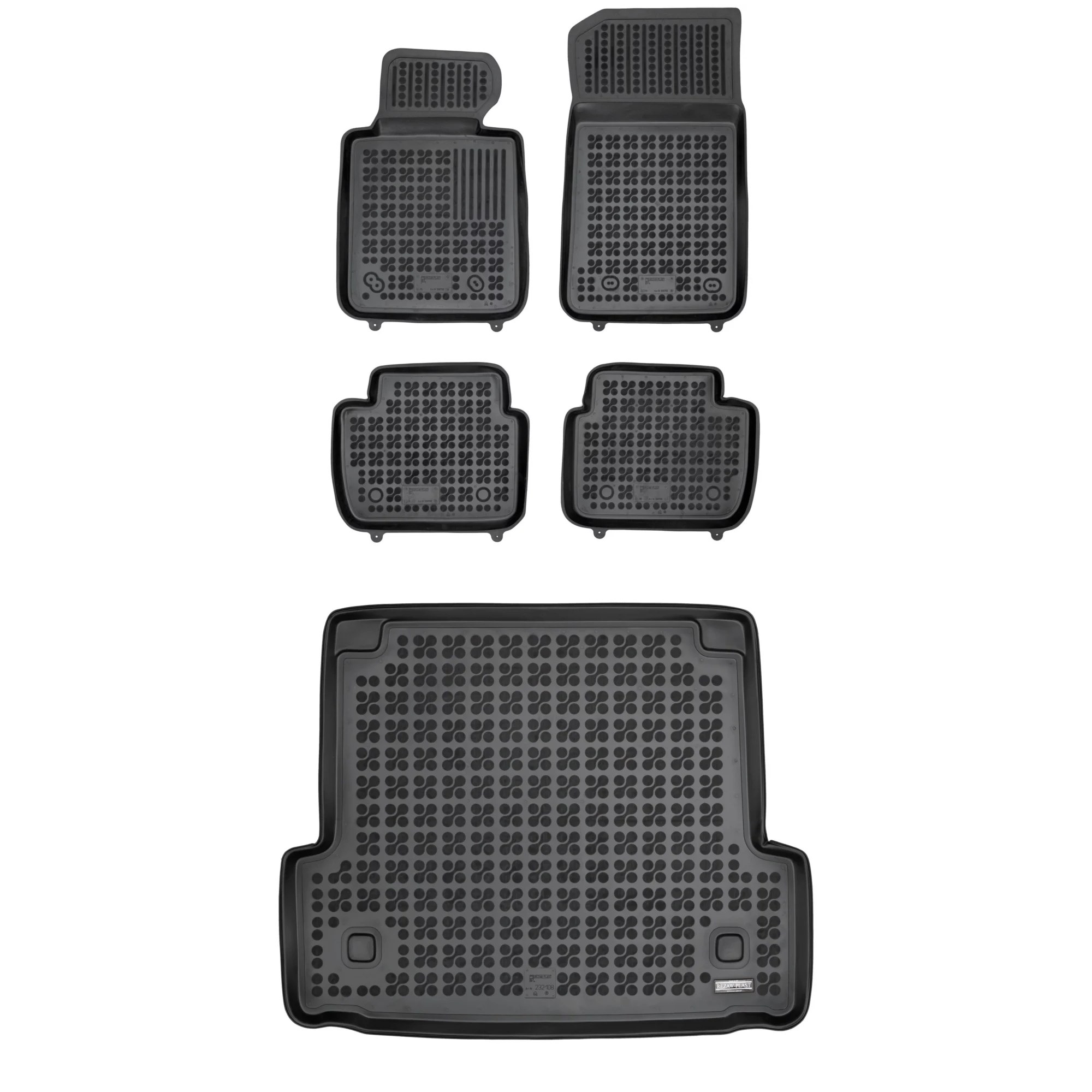 Gumová sada koberců a rohožek Bmw řady 3 E91 2005-2013 Kombi Touring